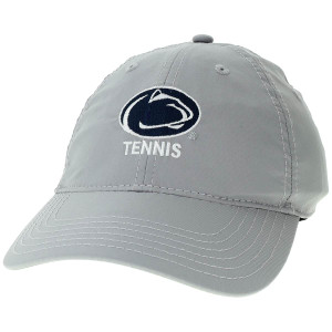 cool fit gray hat with stitched Penn State Athletic Logo and Tennis
